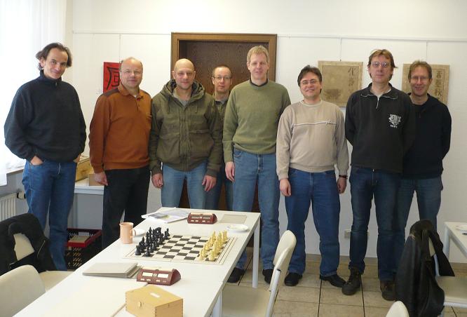 Udo Wolf,Nenad Kovacevic, Tobias Bormann, Markus, Thole.Thomas Richter,Michael Bach,Jürgen Roth und Andreas Kondziela